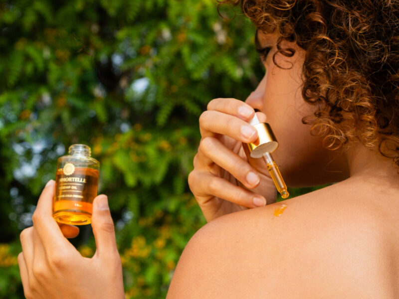 after sun care with rosehip oil